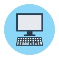 Trendy Computer Concepts vector