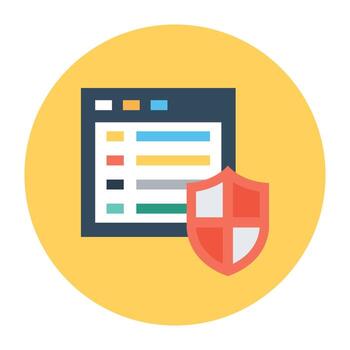 Website Security Concepts vector