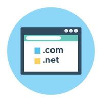 Web Domain Concepts vector