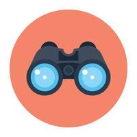 Trendy Binoculars Concepts vector