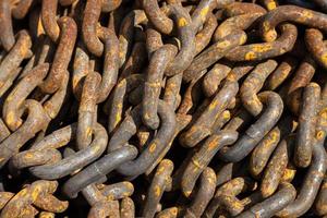 Metal chain abstract background photo