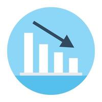 Loss Chart Concepts vector