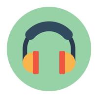 Trendy Headphones Concepts vector