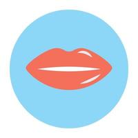 Trendy Lips Concepts vector