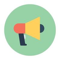 Trendy Bullhorn Concepts vector