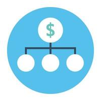 Financial Hierarchy Concepts vector