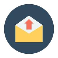 Trendy Outbox Concepts vector