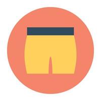 conceptos de pantalones cortos de moda vector