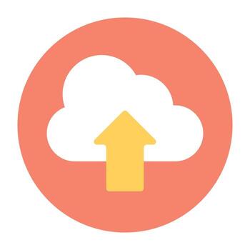 Cloud Upload Concepts vector
