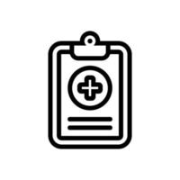 medical chart icon, vector design illustration