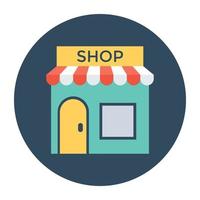 Trendy Shop Concepts vector