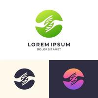 hand care logo template. Hand care vector icon illustration