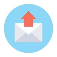 Trendy Outbox Concepts vector