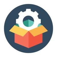 Trendy Setting Concepts vector