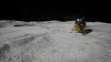 lunar landing mission on the Moon video