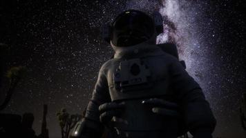 Astronaut and Star Milky Way Formation in Death Valley video