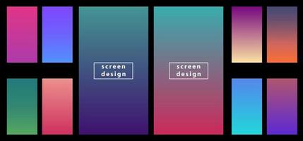 Gradient Blue Background. - Vector illustration