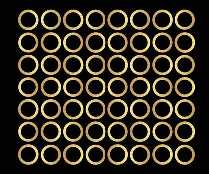 Gold Circle pattern, colorful holiday background - polka dots vector abstract background