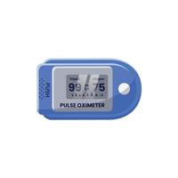 Pulse Oximeter Flat Illustration. Clean Icon Design Element on Isolated White Background vector