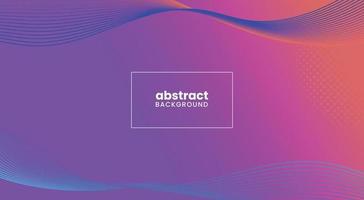 abstract gradient wavy background vector