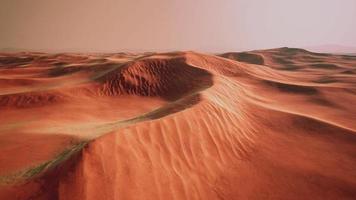 Big sand dune in Sahara desert landscape video