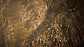 vue aérienne supérieure du canyon de la roche rouge video