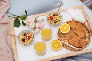 Breakfast in bed photo