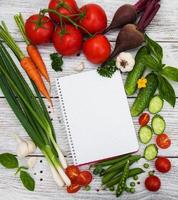 Fresh summer vegetables photo