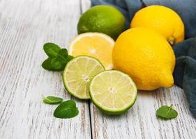 Lemons and limes photo