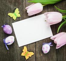 Easter greeting card photo