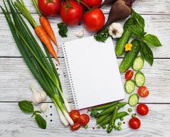 Fresh summer vegetables photo