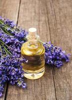 Lavender and massage oil photo