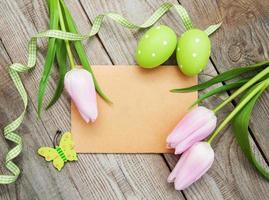 Easter greeting card photo