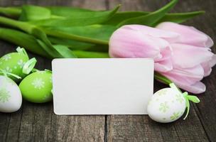 Easter greeting card photo