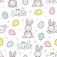 Easter holiday vector colorful seamless pattern illustration