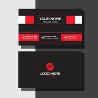 Minimalist Creative Business Card vector