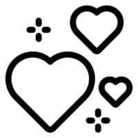 icono de vector de amor simple, editable, 48 píxeles