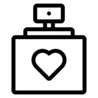 simple perfume vector icon, editable, 48 pixel