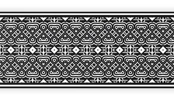 Ornamental pattern border Design Template vector