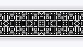 ornamental pattern border Design Template vector