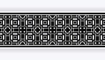 ornamental pattern border Design Template vector