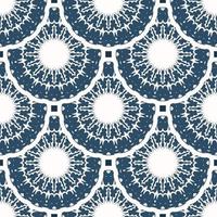 Seamless pattern with monograms. Background with white and blue color. Good for prints. Vector. vector