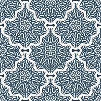 Seamless pattern with monograms. Background with white and blue color. Good for wallpaper. Veil illustration. vector