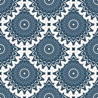 Seamless pattern with retro patterns. Background with white and blue color. Good for wallpaper. Vector. vector