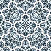 Seamless pattern with monograms. Background with white and blue color. Good for prints. Vector. vector