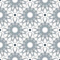 Seamless pattern with monograms. Background with white and blue color. Good for prints. Vector. vector