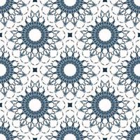 Luxurious seamless pattern with monograms. Background with white and blue color. Good for wallpaper. Veil illustration. vector