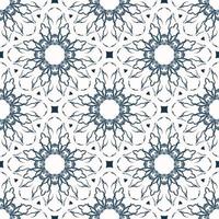 Luxurious seamless pattern with monograms. Background with white and blue color. Good for prints. Veil illustration. vector