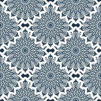 Seamless pattern with monograms. Background with white and blue color. Good for postcards. Veil illustration. vector