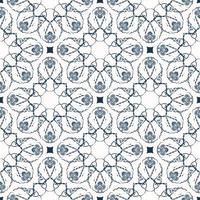 Seamless pattern with retro patterns. Background with white and blue color. Good for prints. Vector. vector
